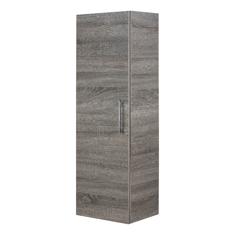 Cutler Kitchen and Bath Kato Modern Wood/Metal Linen Tower in Dorato Gray