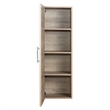 Cutler Kitchen and Bath Kato Modern Wood/Metal Linen Tower in Organic Oak