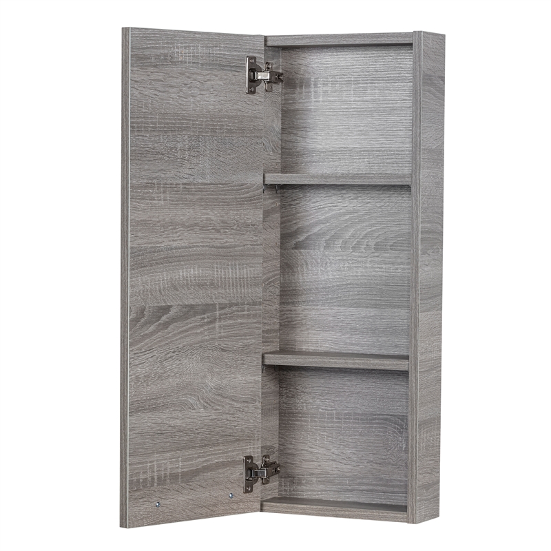 Cutler Kitchen and Bath Kato Modern Wood Medicine Cabinet in Dorato Gray