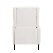 Spirit up Art 31.5'' Wide Fabric Manual Wing Chair Recliner in White