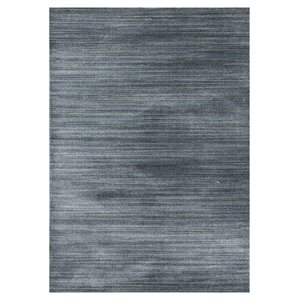 novelle home dais polypropylene/cotton blended rug in blue/green