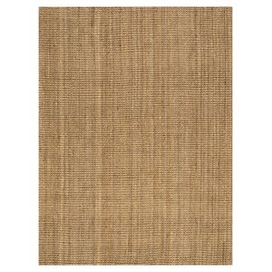 novelle home jute jute fabric/sisal chunky boucle rug in beige