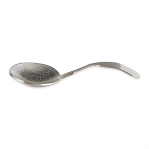 stainless steel silver mini tea scoop oval 3.75 inch