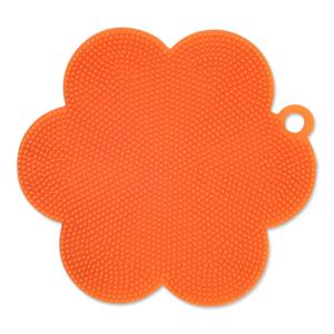 Silicone Soft Scrub - Orange 4.5 inch
