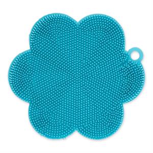 Silicone Soft Scrub - Turquoise 4.5 inch