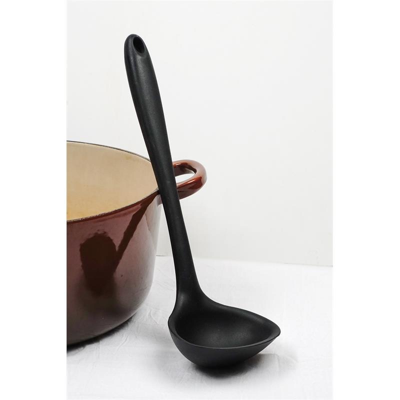 2 oz Black Silicone Ladle