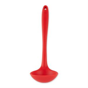 ela's series  silicone ladle - red 2oz 11.25 inches