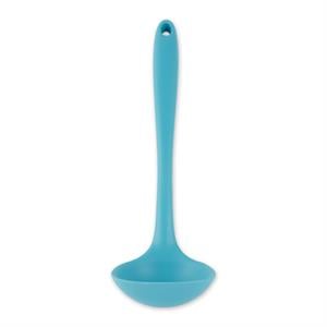 ela's series silicone ladle - turquoise blue 2oz 11.25 inches