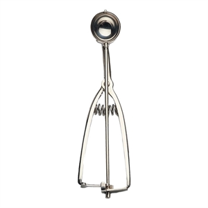 number 70 half ounce - 1 tbl stainless steel spring scoop