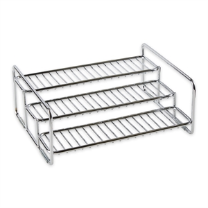 3 Tier Can Rack/Spice Jar Organizer Stainless Steel Chrome Finish