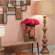 J&D Designs Co Budapest Traditional Wood/Linen Floor Lamp in Natural
