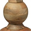 J&D Designs Co Budapest Traditional Wood/Linen Floor Lamp in Natural
