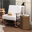 J&D Designs Co Chronicle Iron Metal/Marble Task Lamp in Black/Antique Brass