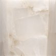 J&D Designs Co Borealis Tall Hexagon Stone Wall Sconce in Alabaster White