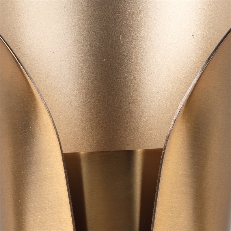 Jamie Young Co Capsule Modern Steel Metal Sconce in Antique Brass/Silver