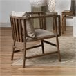 J&D Designs Co Grayson Coastal Driftwood Arm Chair in Natural Gray