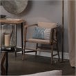 J&D Designs Co Grayson Coastal Driftwood Arm Chair in Natural Gray