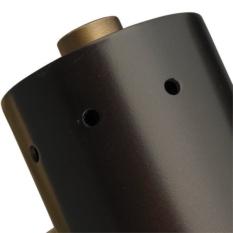 J&D Designs Co Milano Mid-Century Steel Metal Sconce in Oil Rubbed Bronze