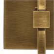 J&D Designs Co Minerva Modern Steel Metal/Fabric Wall Sconce in White/Brass
