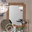 J&D Designs Co Marina Coastal Glass/Seagrass Mirror in Natural