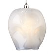 J&D Designs Co Large Coastal Dimpled Glass Pendant in Cornflower Blue/Silver