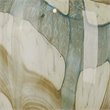 J&D Designs Co Helen Small Coastal Glass Pendant in Pale Blue/Antique Brass