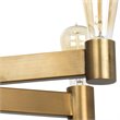 J&D Designs Co Manchester 8-Light Transitional Steel Metal Chandelier in Brass