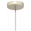 J&D Designs Co Netted Coastal Rattan/Rope Fabric Pendant in Natural Corn