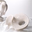 J&D Designs Co Amorphous Large Modern Polyresin Table Object in White
