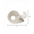 J&D Designs Co Amorphous Large Modern Polyresin Table Object in White
