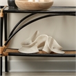 J&D Designs Co Amorphous Large Modern Polyresin Table Object in White