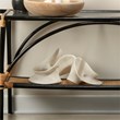 J&D Designs Co Amorphous Small Modern Polyresin Table Object in White