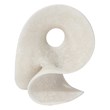 J&D Designs Co Amorphous Small Modern Polyresin Table Object in White