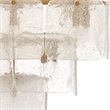 J&D Designs Co Perignon 3-Tier Iron Metal/Glass Chandelier in Antique Brass