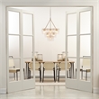 J&D Designs Co Perignon 3-Tier Iron Metal/Glass Chandelier in Antique Brass