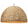 J&D Designs Co Shoreline Coastal Seagrass/Metal Pendant in Natural