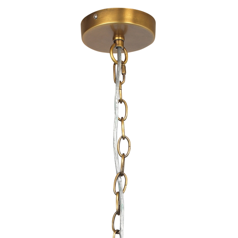 J&D Designs Co Willow Coastal Metal/Seagrass Chandelier in Natural Seagrass