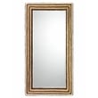 J&D Designs Co Evergreen Rectangle Coastal Glass/Seagrass Mirror in Natural