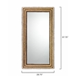 J&D Designs Co Evergreen Rectangle Coastal Glass/Seagrass Mirror in Natural
