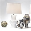 J&D Designs Co Pablo Contemporary Ceramic Short Vase in Multi-Color