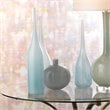 J&D Designs Co Pixie Contemporary Glass Decorative Vases in Blue (Set of 3)