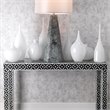 J&D Designs Co Pixie Contemporary Glass Decorative Vases in White (Set of 3)