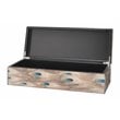 J&D Designs Co Plume Rectangle Transitional Wood Box in Brown