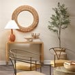 J&D Designs Co Laguna Coastal Wood Grain Pattern Vase in Natural