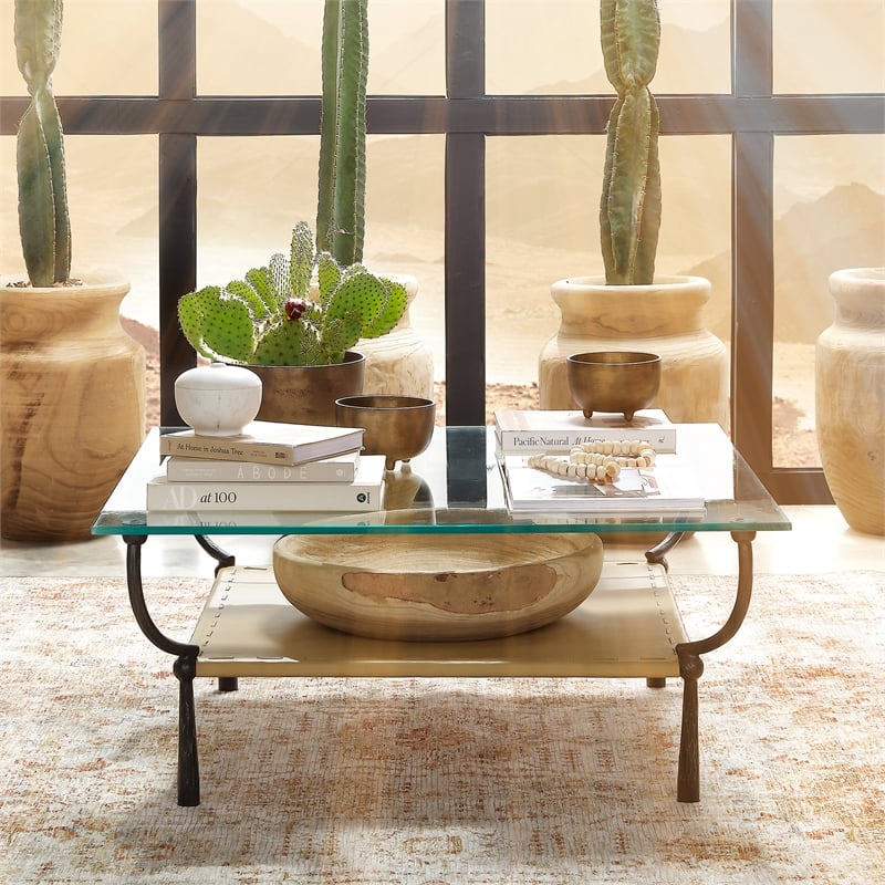 J&D Designs Co Laurel Large Transitional Wood Bowl in Natural Finish