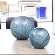 J&D Designs Co Cosmos Coastal Glass Balls in Indigo Blue Finish