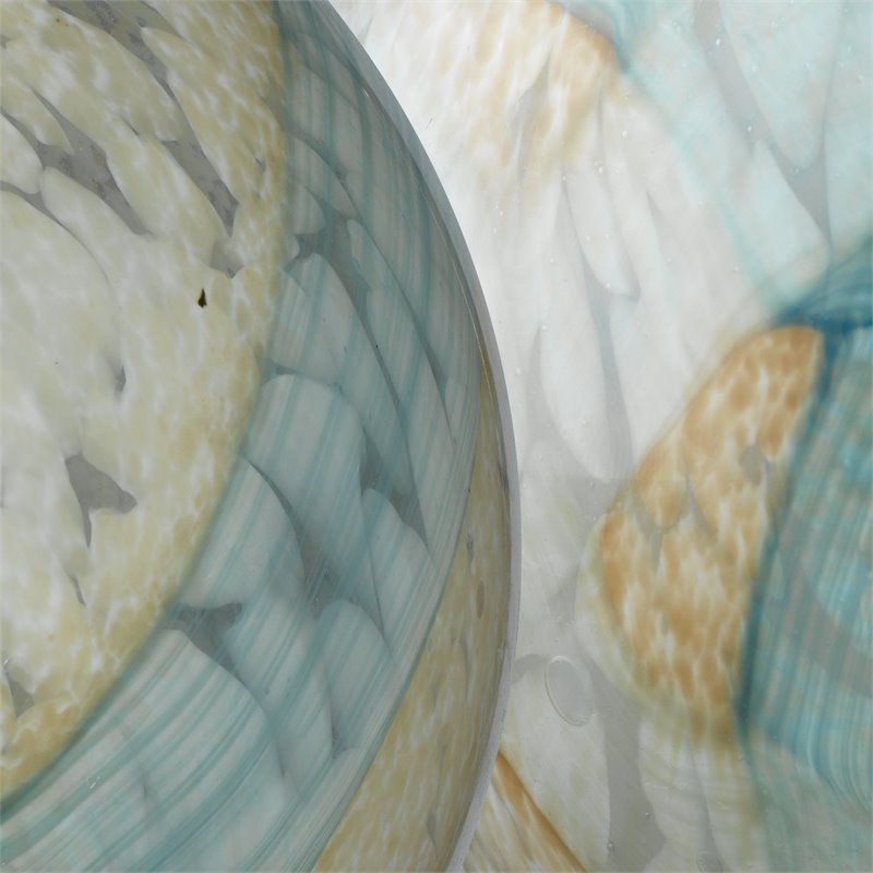 J&D Designs Co Cosmos Large Coastal Glass Balls in Multi-Color