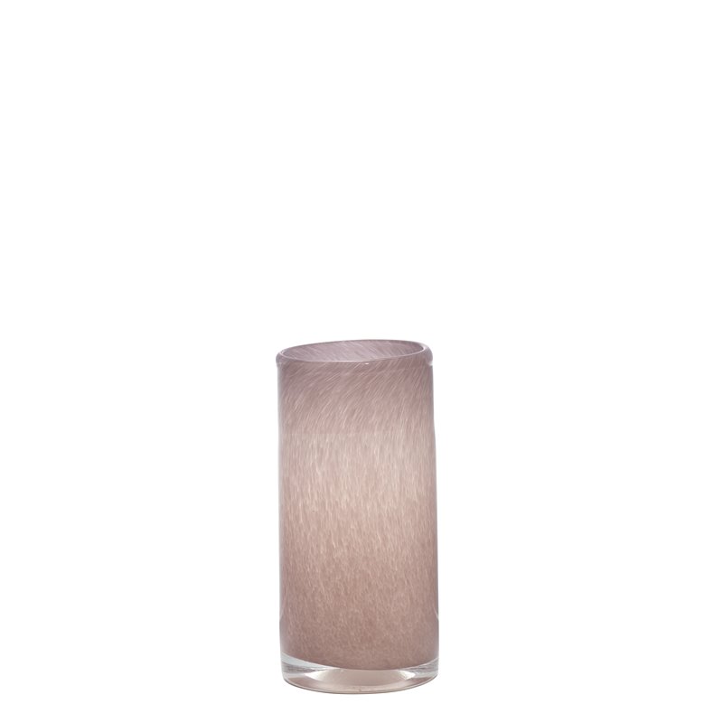 J&D Designs Co Gwendolyn Coastal Glass Hand Blown Vases in Pink (Set of 3)