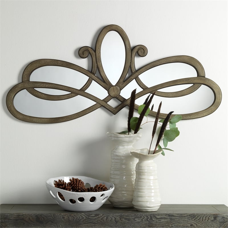 J&D Designs Co Medium Transitional Ceramic Marine Vase in Beige