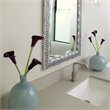 J&D Designs Co Minx Contemporary Glass Decorative Vases in Blue (Set of 2)